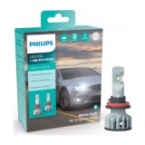 Set 2 LED-uri H8 H11 H16 PHILIPS Ultinon Pro5100 HL - +160% Lumina, 5800K, 12V 24V