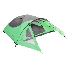 Cort camping 4 persoane cu antreu, protectie UV, impermeabil 3000 mm, 330x250x105 cm, gri Household NewTrend