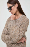 BOSS pulover din amestec de lana femei, călduros