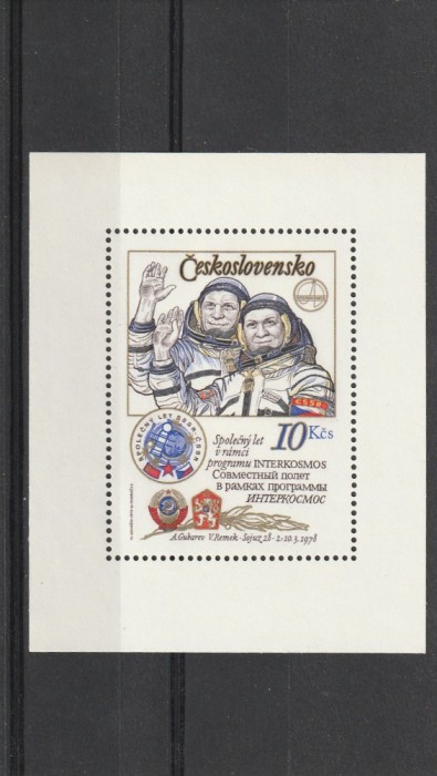 Intercosmos ,zbor comun ,Cehoslovacia.