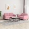 vidaXL Set canapele, 2 piese, roz, catifea 3201977