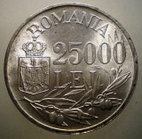 R.118 ROMANIA MIHAI I 25000 LEI 1946 XF/AUNC EROARE RARA 4
