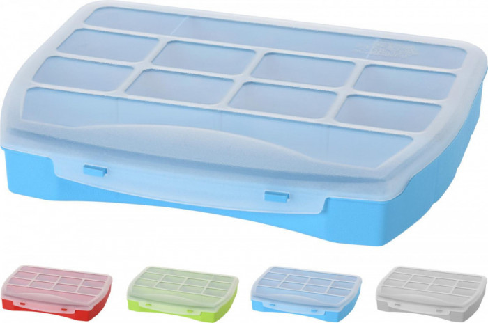 ORGANIZATOR PLASTIC 12 COMPARTIMENTE