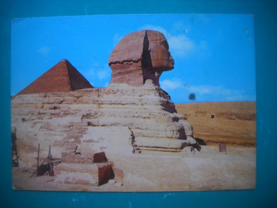 HOPCT 55318 EGIPT PIRAMIDELE SI SFINXUL GIZA -CIRCULATA foto