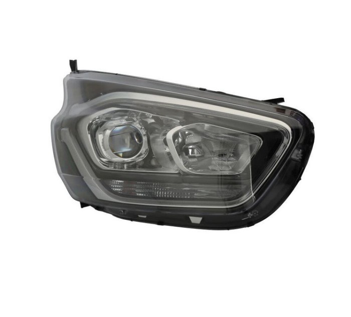 Far Ford Transit/Tourneo Custom, 07.2017-, montare fata, dreapta, cu lentile; cu lumini de zi tip LED; H1+H7+LED+PY21W; electric; fara modul lumini d