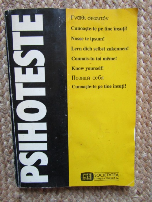 PSIHOTESTE - Adina Chelcea, 1994