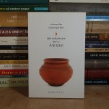ALEXANDER BAUMGARTEN - 7 IDEI INRAURITOARE ALE LUI ARISTOTEL , 2012 *