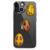 Husa personalizata apple iphone 15, egg gold