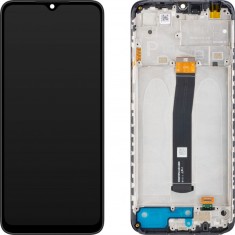 Display cu Touchscreen Xiaomi Poco C40, cu Rama, Negru (Power Black), Service Pack 560001C3QP00 foto