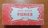 creta scolara pioner - calitatea 1-a - din anul 1975 - 10 bucati creta