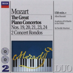 Mozart: The Great Piano Concertos 19-24, 2 Concert Rondos | Wolfgang Amadeus Mozart, Alfred Brendel, Sir Neville Marriner