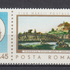 ROMANIA 1968 LP 685 ZIUA MARCII POSTALE ROMANESTI MNH