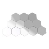 Set 12 bucati, LeeXo Luxury Sticker Acrilic Cristal Diamont, Auto-Adeziv Tip Oglinda Decorativa Design