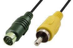 Cablu S-video tata 4 pini - RCA tata, lungime 1,5m - 128036 foto