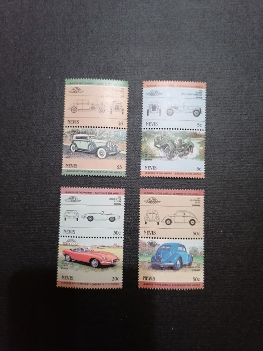 NEVIS - AUTOTURISME - (24002) - serie nestampilata