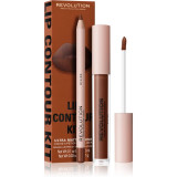 Makeup Revolution Lip Contour Kit set &icirc;ngrijire buze culoare D.