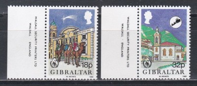 Gibraltar 1986 - Crăciun, MNH foto