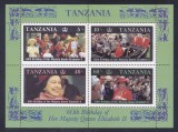 Tanzania MNH 1986 - A 60-a aniversare Regina Elisabeta a II-a
