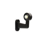 Lampa gabarit LED cu brat WAS W21.2 , 12V-24V, pozitie alb roE u, stanga, montaj universal