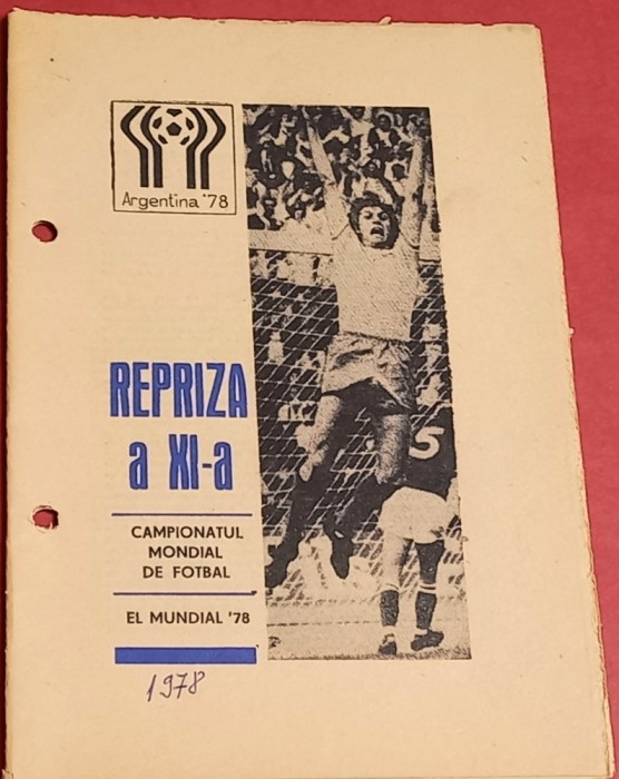 Brosura-Supliment fotbal - CAMPIONATUL MONDIAL de FOTBAL ARGENTINA 1978