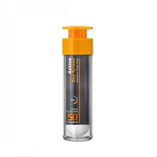 Cremă de față colorată cu protecție solară activă FREZYDERM SPF 50+ 50 ml
