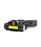 Lanterna LED 3W 40-120lm COB + SMD pe cap cu acumulator Li-ion