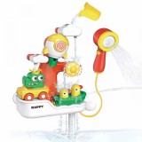Jucarie de baie cu pulverizator de apa pentru bebelusi 4 in 1 Happy