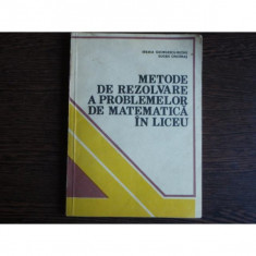 Meteode de rezolvare a problemelor de matematica in liceu, Eremia Georgescu-Buzau, Eugen Onofras foto