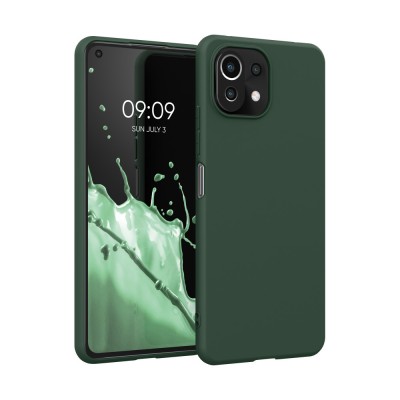 Husa pentru Xiaomi Mi 11 Lite 5G, Silicon, Verde, 54726.169 foto