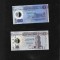 Set Libia Libya 1 + 5 dinars dinari polimer unc