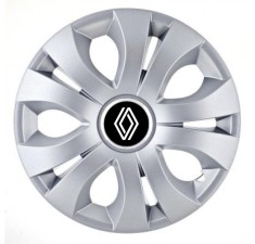 Set 4 Capace Roti Top Gri 15R, pentru Renault Nou foto