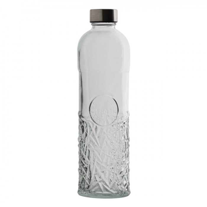 Sticlă Apă, Model 1841, Capac Metalic, Capacitate 1L, Transparentă