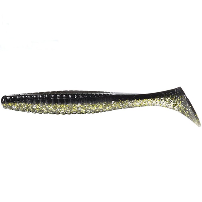 Shad Hide Up Stagger Original 3&quot; Salt, SN-09 Kurokin, 7.6cm, 4.5 g, 10buc/pac