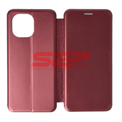 Toc FlipCover Round Xiaomi Mi 11 5G Wine foto