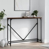 Cumpara ieftin Măsuță consolă, stejar maro, 102x22,5x75 cm, lemn prelucrat