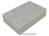 Carcasă universală DELTRON ENCLOSURES din aluminiu naturală 147mm x 223mm x 55mm