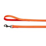 LESA PENTRU CAINI NYLON ORANGE REFLECTORIZANT 25MM 130CM
