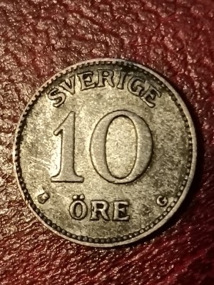10 ore 1929 Suedia, argint [poze]. Discount conform descriere [10 - 20 %. Vezi descrierea.]. foto