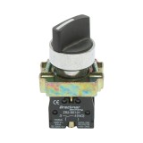 Selector 2 pozitii cu revenire negru 1NO, 400V/10A, LAY5-BD41C Breckner Germany