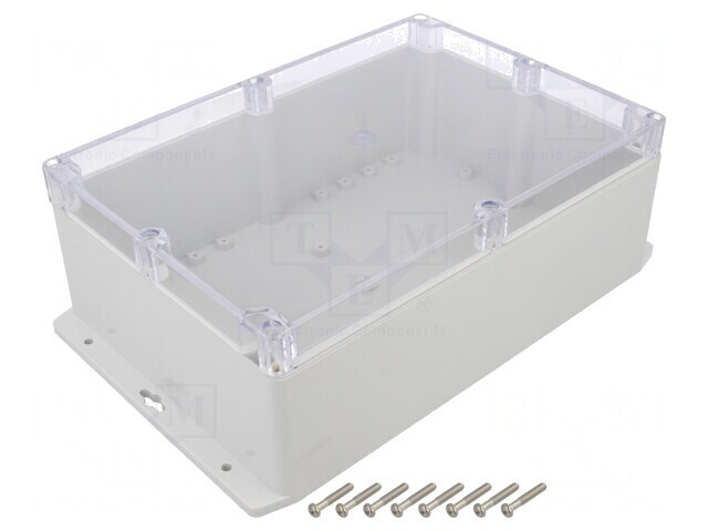 Carcasă Universală IP67 cu Lame de Fixare 185x265x95 mm