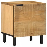 VidaXL Noptiera maro 40x33x46 cm lemn masiv de mango