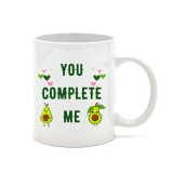 Cana alba personalizata &quot;YOU COMPLETE ME&quot;, INOVATIX&reg;. 330 ml, Oem