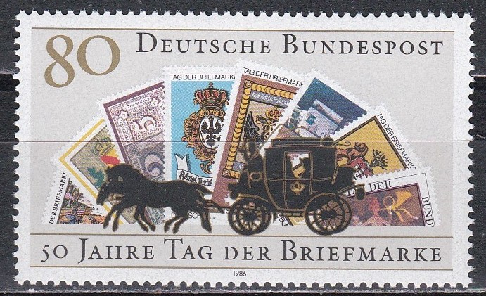 Germania 1986 - Ziua Timbrului, MNH