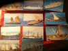 Set 11 Ilustrate - Muzeul Marinei Romane - Nave , Ambarcatiuni, Necirculata, Printata