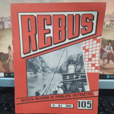Rebus, revistă bilunară de probleme distractive, nr. 105, 5 nov. 1961, 111