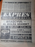 Expres Magazin 21-27 Sept 1990: Armand Calinescu, Stalin. Revista Istorica Veche, Colectie