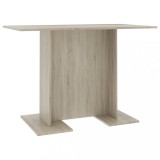 Masa de bucatarie, stejar sonoma, 110x60x75 cm, lemn prelucrat