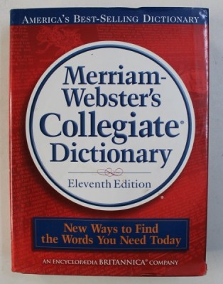 MERRIAM - WEBSTER &amp;#039; S COLLEGIATE DICTIONARY , 2003 , CONTINE CD* foto