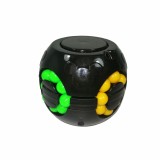 Bila Antistres Tip Rubik Ideallstore, Negru, Plastic, Jucarie Educativa Fete/Baieti 9+ Ani