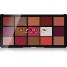 Makeup Revolution Reloaded paleta farduri de ochi culoare Red Alert 15x1,1 g